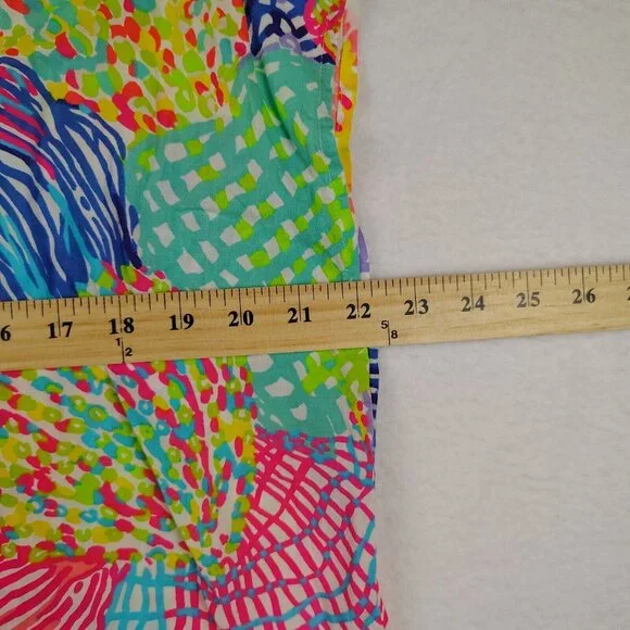 Lilly Pulitzer Jasmine Caftan Womens Xs/Small Roar of the Sea Cover Up - Picture 8 of 9